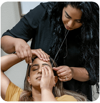 eyebrow threading by brow studio